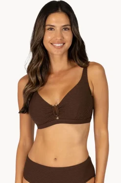 Bikini Tops|Baku Positano D/E Cup Underwire Bra Mocha