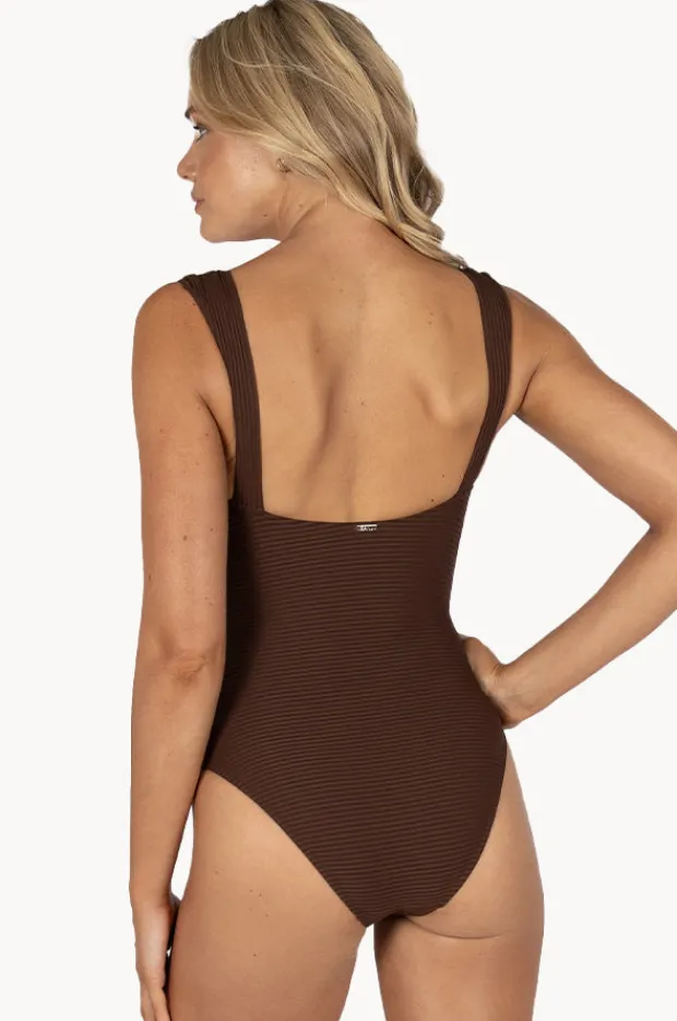 One Pieces|Baku Positano Retro One Piece Mocha