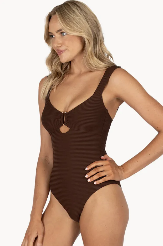 One Pieces|Baku Positano Retro One Piece Mocha