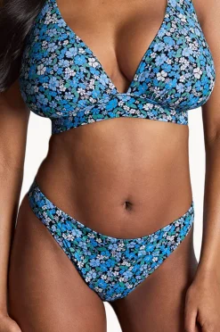 Bottoms|Panache Posy Brazilian Brief Blue