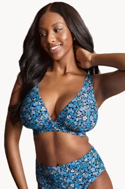 Bikini Tops|Panache Posy Kara Wireless Tri Blue
