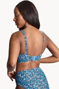 Bikini Tops|Panache Posy Kara Wireless Tri Blue
