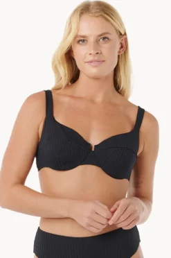 Bikini Tops|Rip Curl Premium Surf E Cup Bra BLACK
