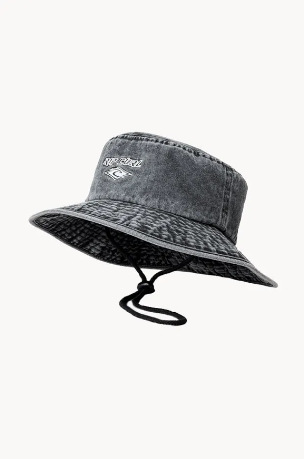 Headwear|Rip Curl Premium Surf Sun Hat Washed black