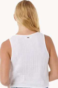 Tops|Rip Curl Premium Surf Top White