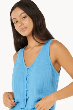 Tops|Rip Curl Premium Surf Top Azure