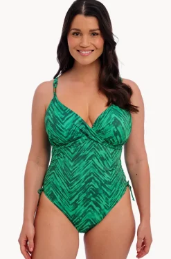 One Pieces|Fantasie Punta Mita E Cup Plunge One Piece Emerald