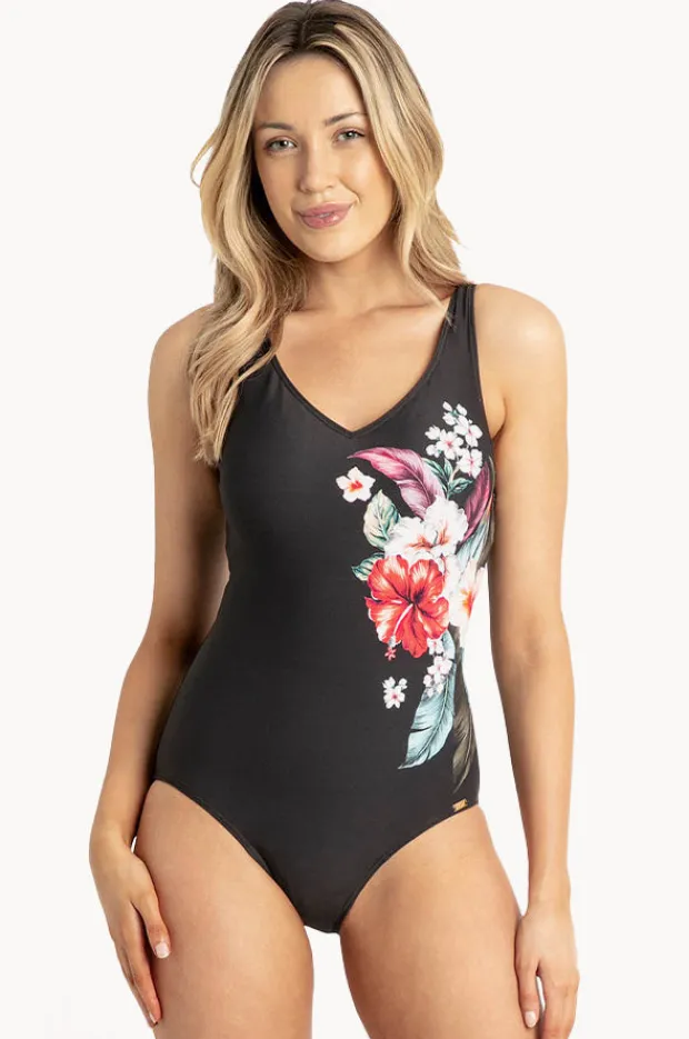 One Pieces|Jantzen Raeni E/F Cup Underwire One Piece BLACK