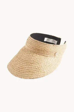 Headwear|Seafolly Raffia Visor Natural
