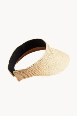 Headwear|Seafolly Raffia Visor Natural