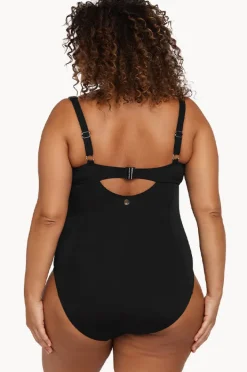 One Pieces|Artesands Raphael Clip Back One Piece Black