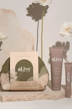 Travel|Gifts|Al.ive Body Raspberry Blossom & Juniper Hand & Lip Gift Set