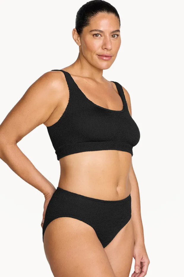 Bikini Sets|Artesands Recycled Kahlo Crop Set Black