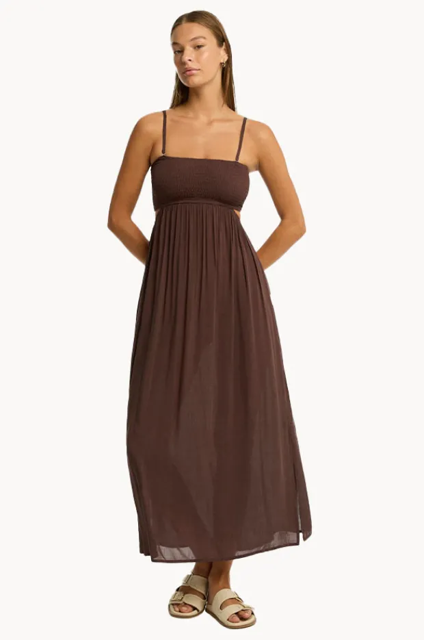 Dresses|Sea Level Resort Essentials Bandeau Dress Cocoa