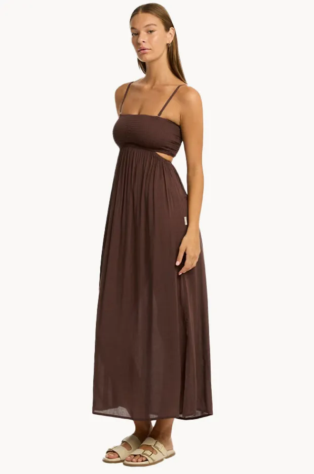 Dresses|Sea Level Resort Essentials Bandeau Dress Cocoa