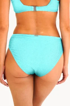 Bottoms|Moontide Retro Deco Mid Rise Pant Aqua