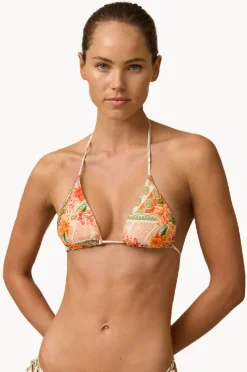 Bikini Tops|Monte u0026 Lou Rhiannon Reversible Slide Tri Multi