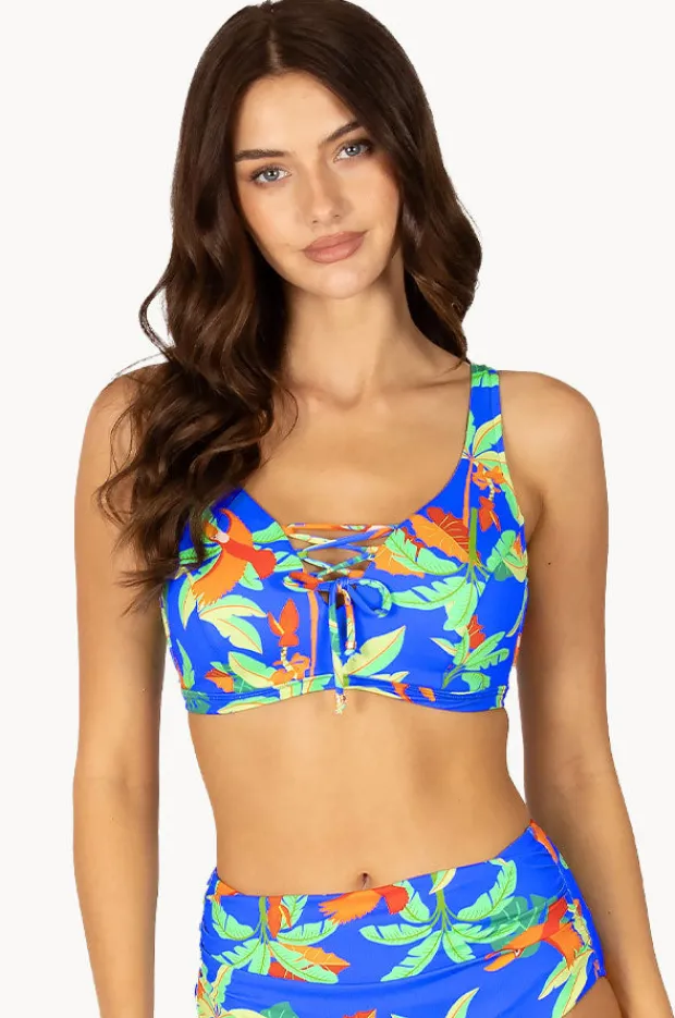 Bikini Tops|Baku Rio Grande E/G Cup Lace Up Bra Electric
