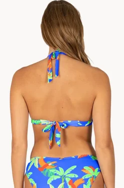 Bikini Tops|Baku Rio Grande Longline Halter Electric