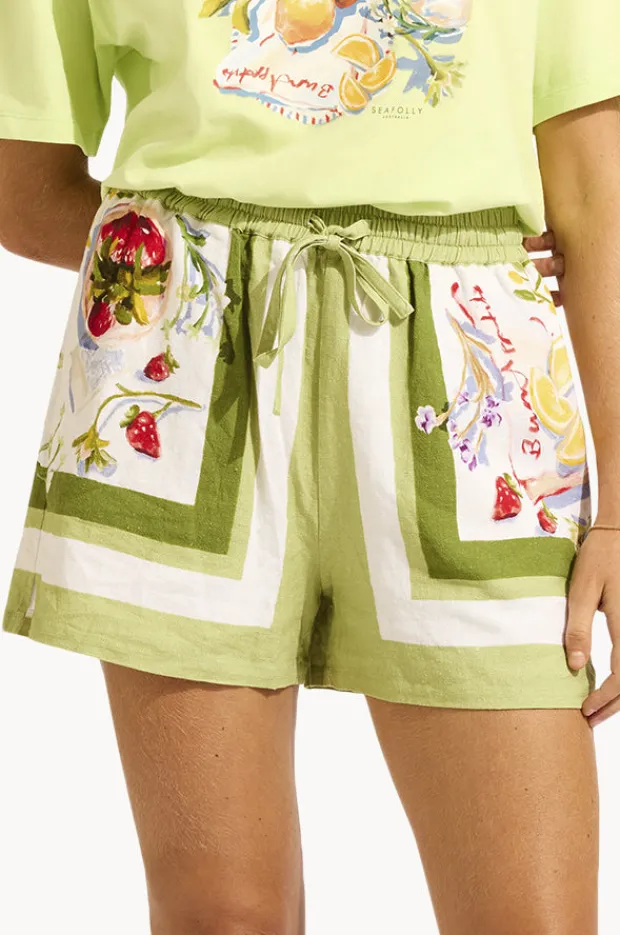 Shorts|Seafolly Riviera Coast Drawcord Short Sage