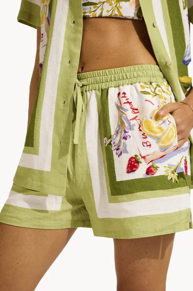 Shorts|Seafolly Riviera Coast Drawcord Short Sage