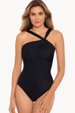 One Pieces|Miraclesuit Rock Solid Europa One Piece BLACK