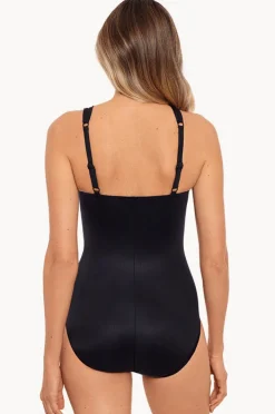 One Pieces|Miraclesuit Rock Solid Europa One Piece BLACK