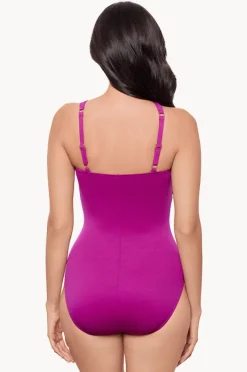 One Pieces|Miraclesuit Rock Solid Europa One Piece Raspberry