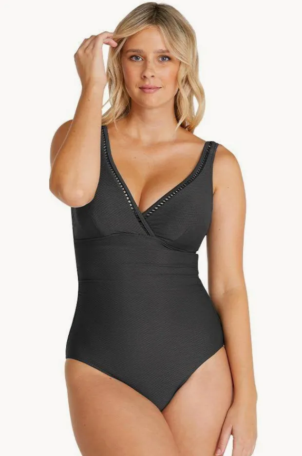 One Pieces|Baku Rococco E/F Cup One Piece Nero