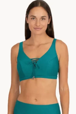 Bikini Tops|Baku Rococco F/G Cup Lace Up Bra Jungle