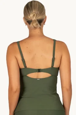 Tankini Tops|Baku Rococco F/G Cup Lace Up Tankini Separate Amazon