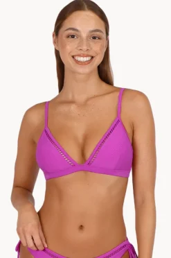 Bikini Tops|Baku Rococco Fixed Ladder Lace Tri Hibiscus