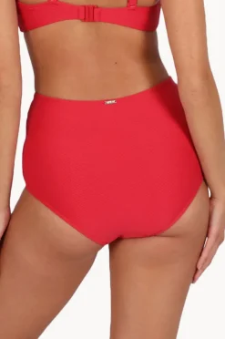 Bottoms|Baku Rococco Ladder High Waist Pant Cherry