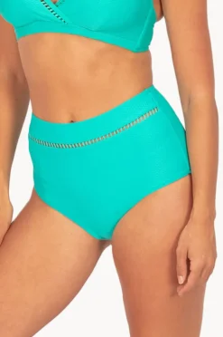 Bottoms|Baku Rococco Ladder High Waist Pant Caribbean