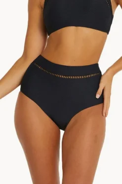 Bottoms|Baku Rococco Ladder High Waist Pant Nero