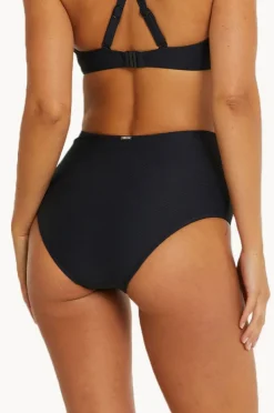 Bottoms|Baku Rococco Ladder High Waist Pant Nero