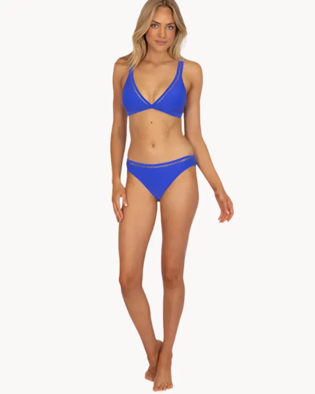 Bikini Tops|Baku Rococco Longline Bra Electric