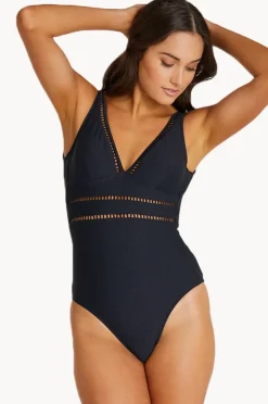 One Pieces|Baku Rococco Longline One Piece Nero