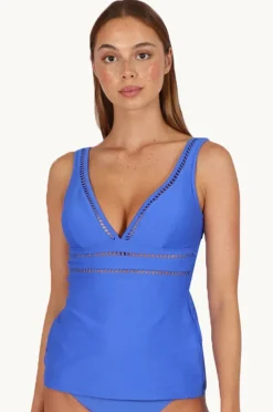 Tankini Tops|Baku Rococco Longline Tankini Separate Electric