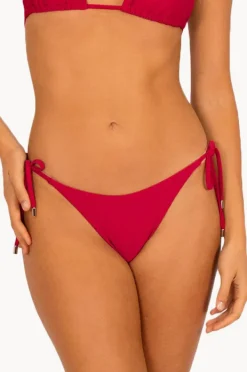 Bottoms|Baku Rococco Rio Tie Side Pant Cherry