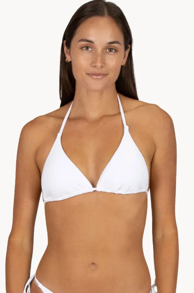 Bikini Tops|Baku Rococco Slide Tri White