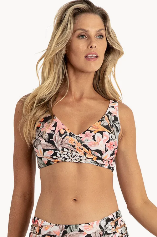 Bikini Tops|Sunseeker Rome DD/E Cup Twist Minimiser Bra Rome black