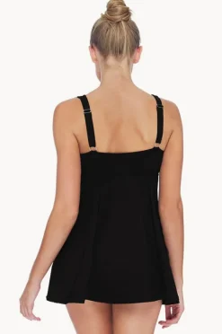 One Pieces|Jantzen Ruffle Swim Dress BLACK