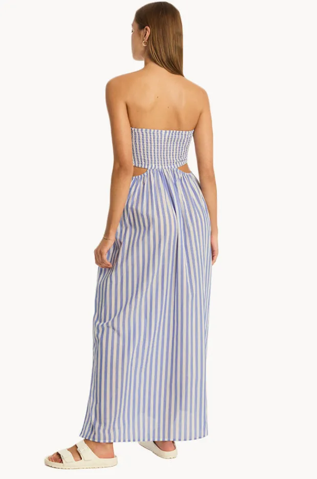 Dresses|Sea Level Sails Bandeau Dress Royal