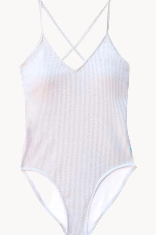 One Pieces|Salty Ink Salty Rib One Piece White
