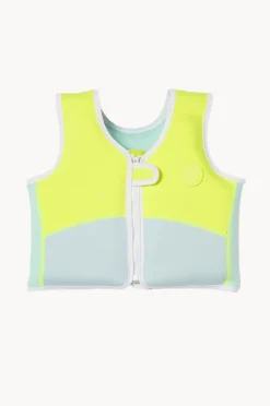 Floaties & Swim Aids|Floaties & Swim Aids|Sunny Life Salty The Shark Swim Vest 3-6 Years Neon