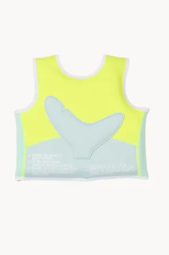 Floaties & Swim Aids|Floaties & Swim Aids|Sunny Life Salty The Shark Swim Vest 2-3 Years Neon