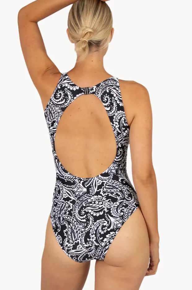 One Pieces|Baku Santa Cruz High Neck One Piece Black
