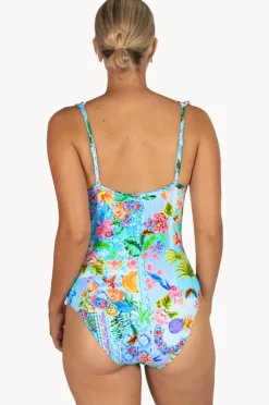 One Pieces|Baku Sardinia E/F Cup Frill One Piece Ocean