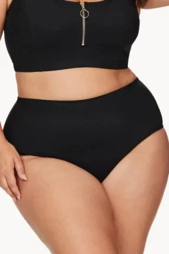 Bottoms|Artesands Sculpt Renoir Mid Rise Pant Black